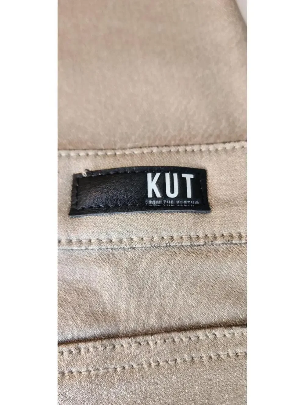 NWT Kut From The Kloth Connie Fab Ab High Rise Ankle Skinny Jeans Size 8 Beige - Picture 8 of 11